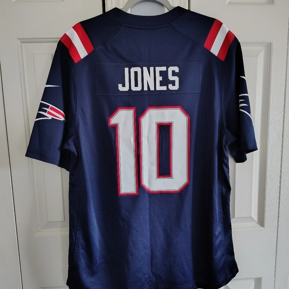 Nike New England Patriots Mac Jones Player Game Shirt Large - Picture 6 of 12